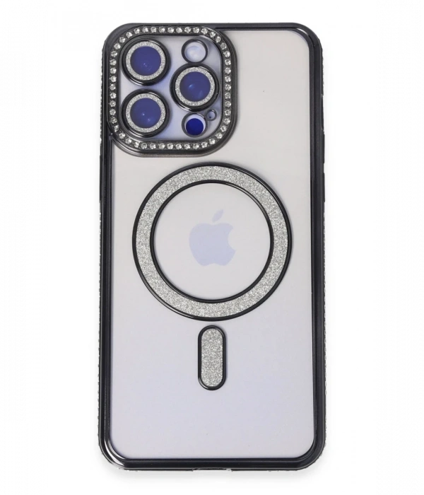 Newface iPhone 14 Pro Kılıf Joke Simli Magneticsafe Kılıf
