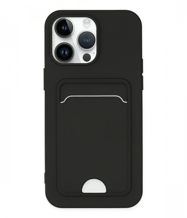 Newface iPhone 14 Pro Kılıf Kelvin Kartvizitli Silikon