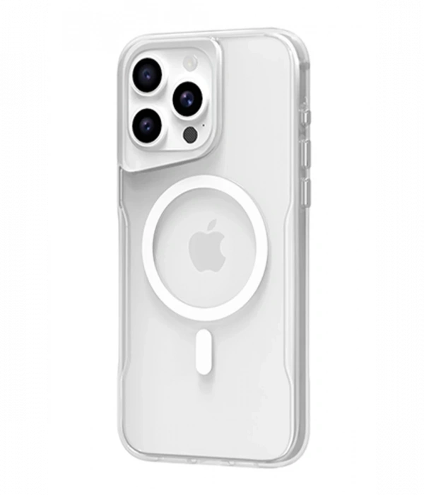 Newface iPhone 14 Pro Kılıf PC Poso Magsafe Kapak - Şeffaf