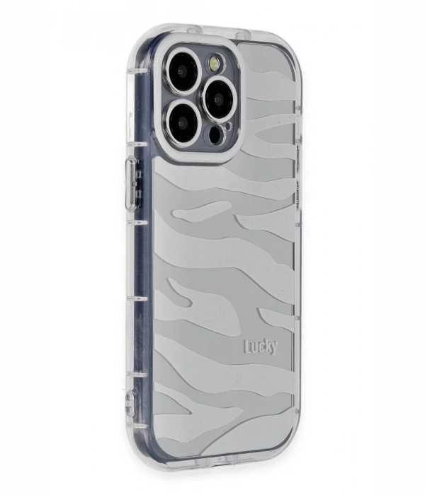Newface iPhone 14 Pro Kılıf Reflexion Desenli Kapak - Desen 10