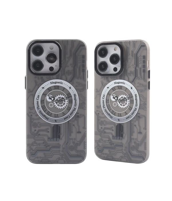 Newface iPhone 14 Pro Max Kılıf Apollo Magneticsafe Desenli Kapak