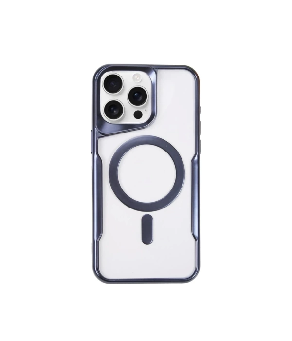 Newface iPhone 14 Pro Max Kılıf Boyi Magsafe Silikon Kapak - Lacivert