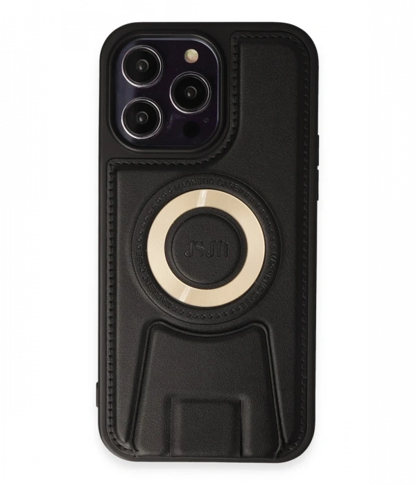 Newface iPhone 14 Pro Max Kılıf Merkür Magneticsafe Standlı Kapak