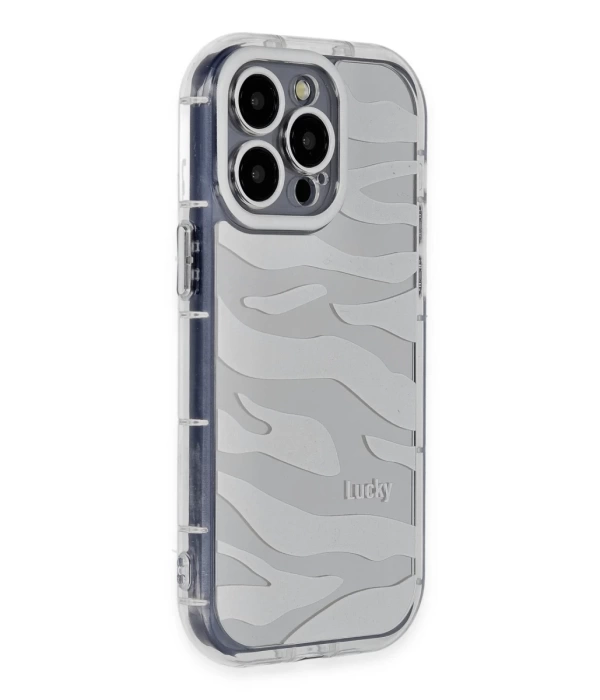 Newface iPhone 14 Pro Max Kılıf Reflexion Desenli Kapak - Desen 10