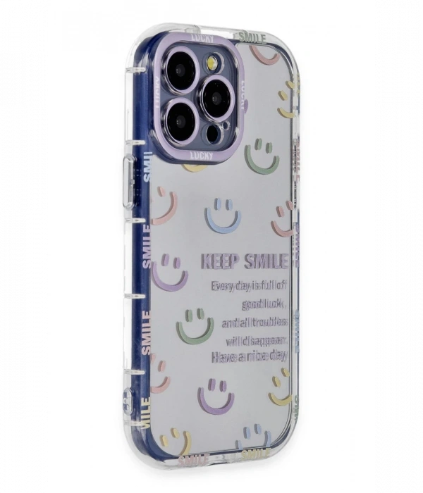 Newface iPhone 14 Pro Max Kılıf Reflexion Desenli Kapak - Desen 2