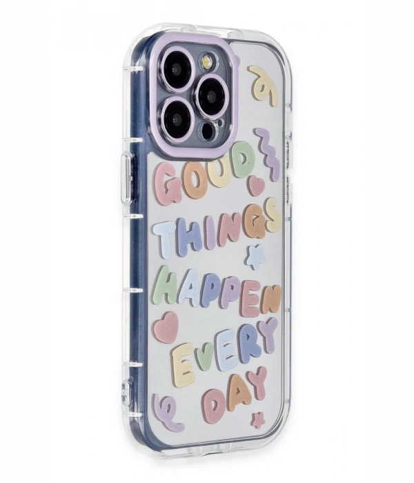 Newface iPhone 14 Pro Max Kılıf Reflexion Desenli Kapak - Desen 7