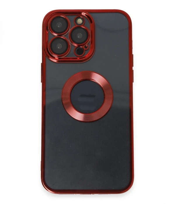 Newface iPhone 14 Pro Max Kılıf Slot Silikon - Kırmızı