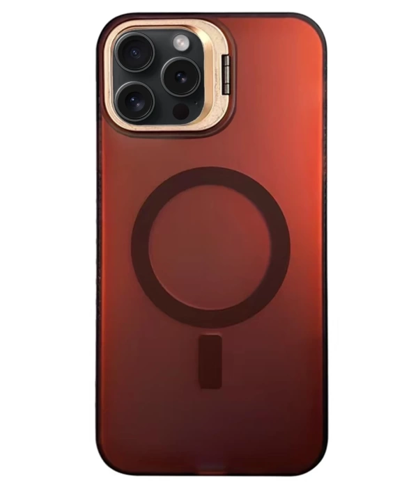 Newface iPhone 14 Pro Max Primera Magsafe Standlı Kapak - Bordo
