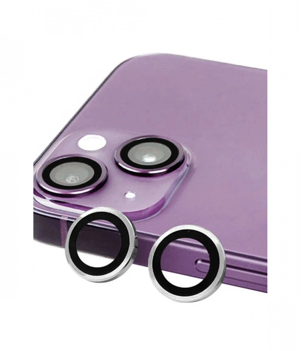 Newface iPhone 14 Raze Metal Kamera Lens - Gümüş