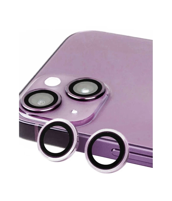 Newface iPhone 14 Raze Metal Kamera Lens - Mor