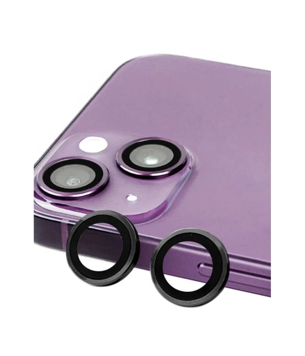 Newface iPhone 14 Raze Metal Kamera Lens - Siyah