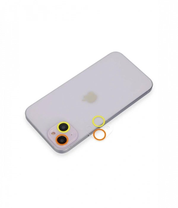 Newface iPhone 14 Renkli Kamera Lens Koruma Cam
