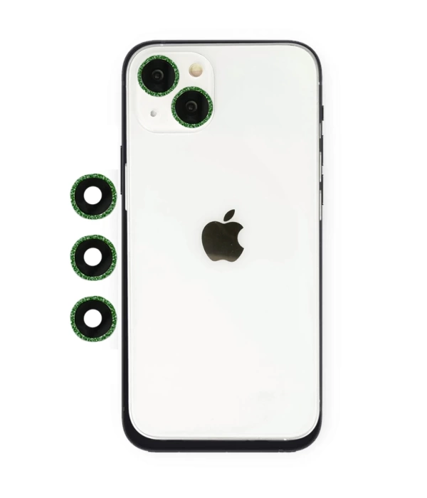 Newface iPhone 14 Shine Kamera Lens - Yeşil