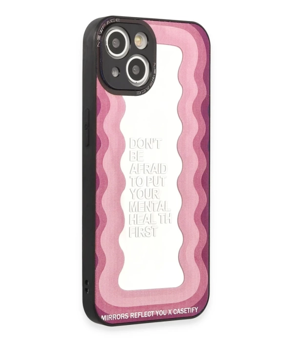 Newface iPhone 15 Kılıf Mirror Desenli Kapak - Mirror - 11