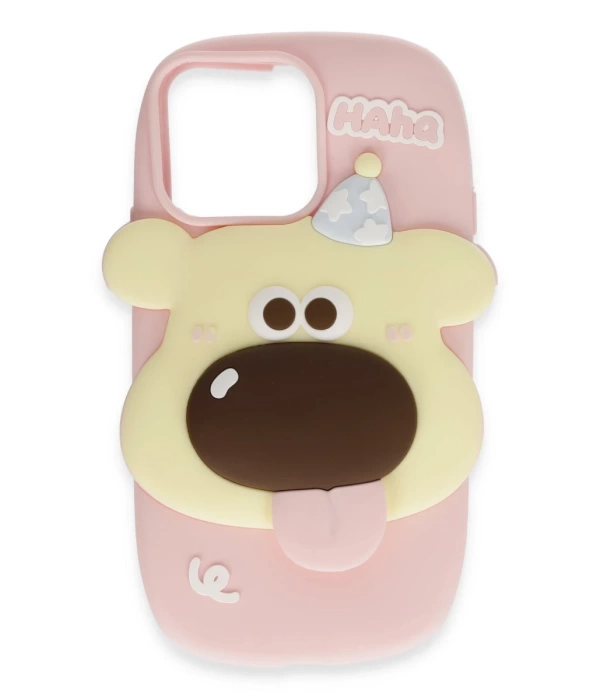 Newface iPhone 15 Kılıf Poky Karakter Silikon Kapak - Desen 6