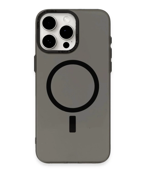 Newface iPhone 15 Pro Kılıf Anka PC Magneticsafe Sert Metal Kapak