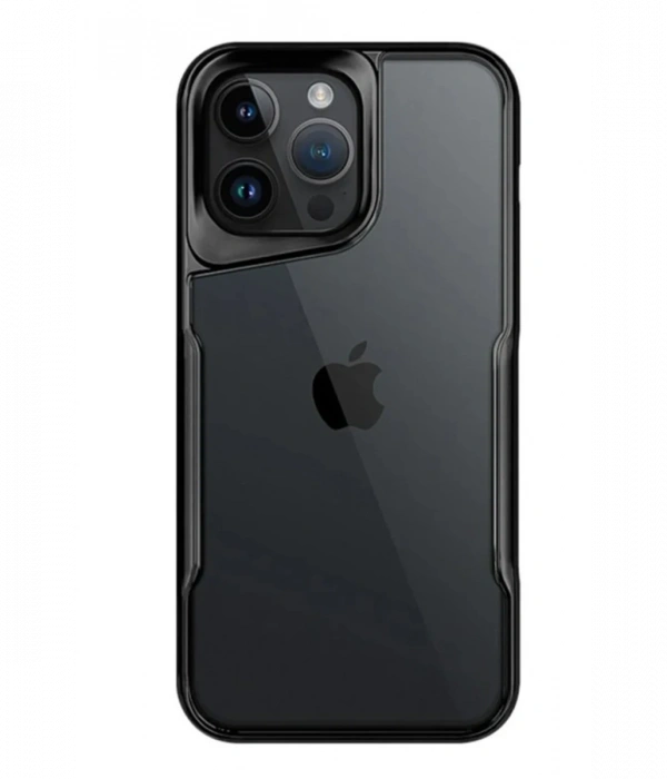 Newface iPhone 15 Pro Kılıf Boyi Silikon Kapak - Siyah