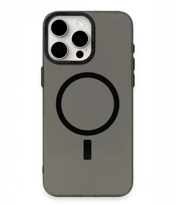 Newface iPhone 15 Pro Max Kılıf Anka PC Magneticsafe Sert Metal Kapak