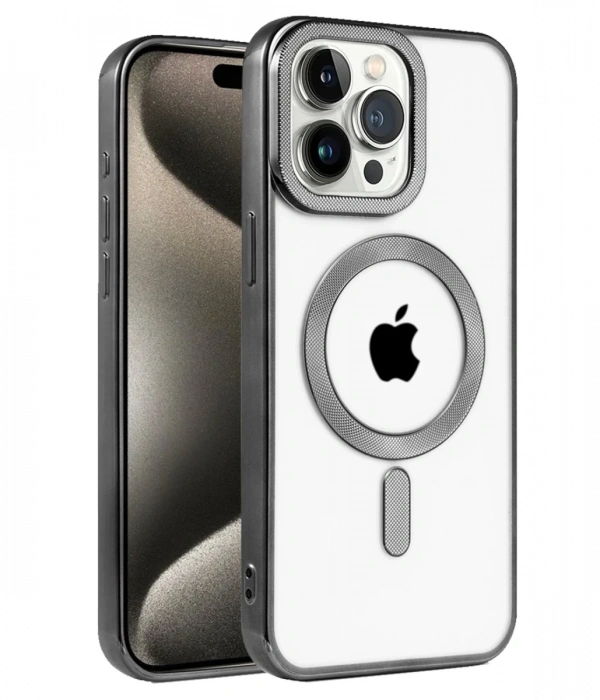 Newface iPhone 15 Pro Max Kılıf Kronos Magsafe Kapak