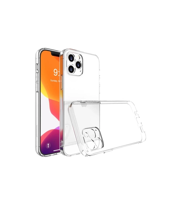 Newface iPhone 15 Pro Max Kılıf Lüx Şeffaf Silikon