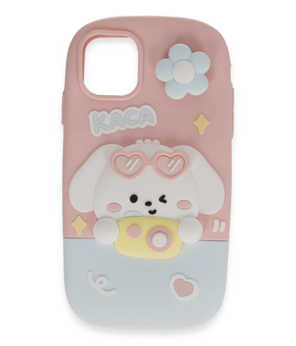 Newface iPhone 15 Pro Max Kılıf Poky Karakter Silikon Kapak - Desen 13