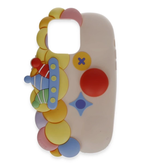 Newface iPhone 15 Pro Max Kılıf Poky Karakter Silikon Kapak - Desen 7