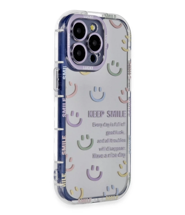 Newface iPhone 15 Pro Max Kılıf Reflexion Desenli Kapak - Desen 2