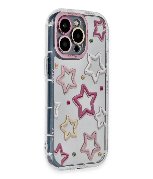 Newface iPhone 15 Pro Max Kılıf Reflexion Desenli Kapak - Desen 3