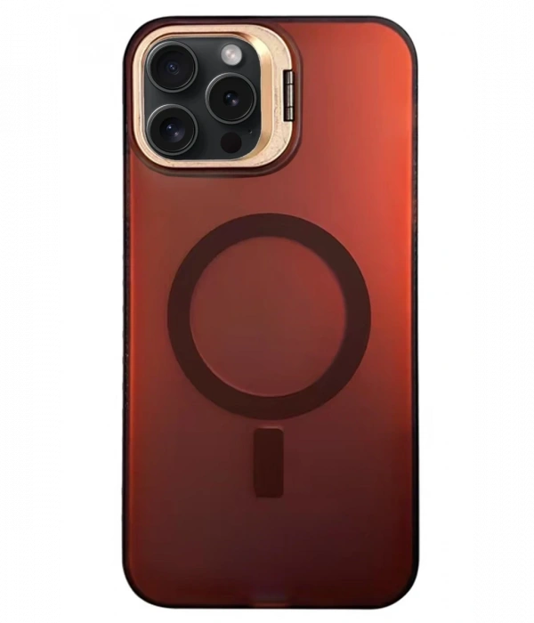 Newface iPhone 15 Pro Max Primera Magsafe Standlı Kapak - Bordo