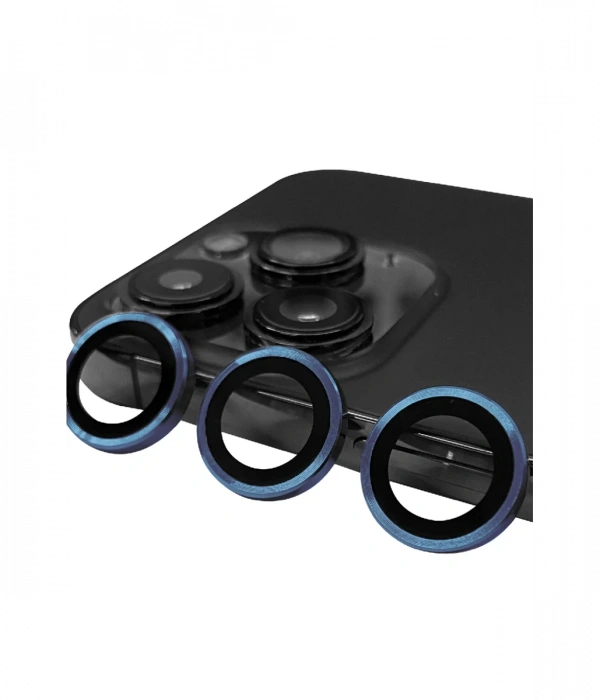 Newface iPhone 15 Pro Raze Metal Kamera Lens - Lacivert
