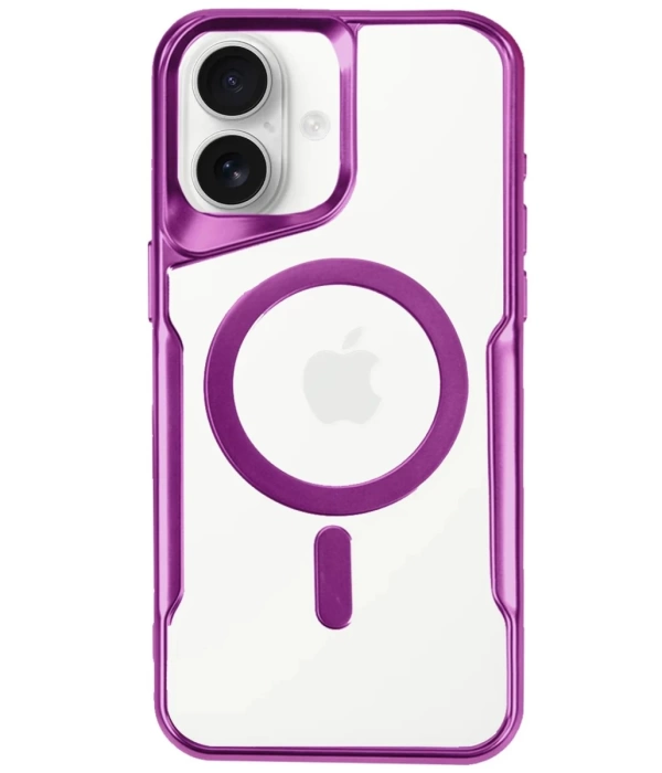Newface iPhone 16 Kılıf Boyi Magsafe Silikon Kapak - Pembe