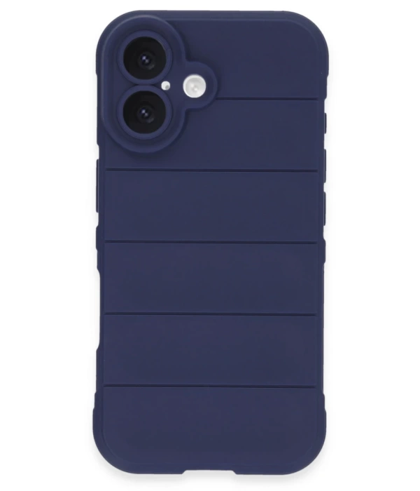 Newface iPhone 16 Kılıf Optimum Silikon - Lacivert