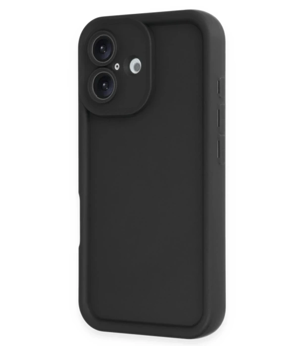 Newface iPhone 16 Kılıf Viera Silikon - Siyah