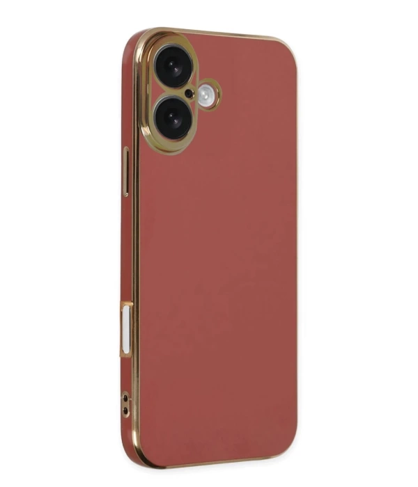 Newface iPhone 16 Kılıf Volet Silikon - Kırmızı