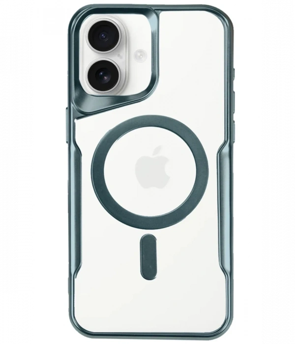 Newface iPhone 16 Plus Kılıf Boyi Magsafe Silikon Kapak - Turkuaz