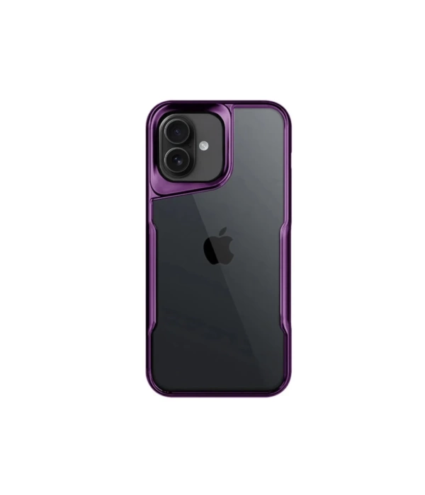 Newface iPhone 16 Plus Kılıf Boyi Silikon Kapak - Derin Mor