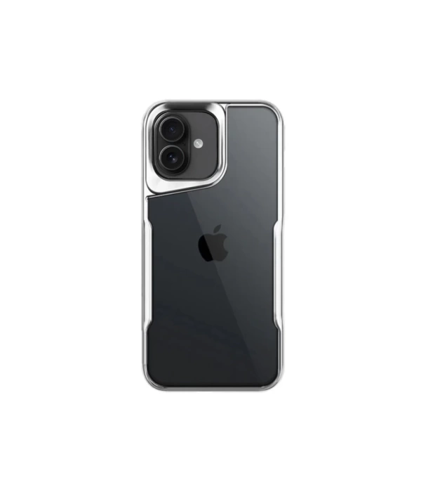 Newface iPhone 16 Plus Kılıf Boyi Silikon Kapak - Gümüş