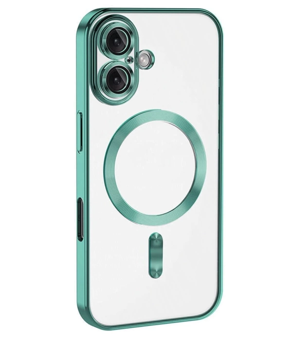 Newface iPhone 16 Plus Kılıf Kross Magneticsafe Kapak - Turkuaz