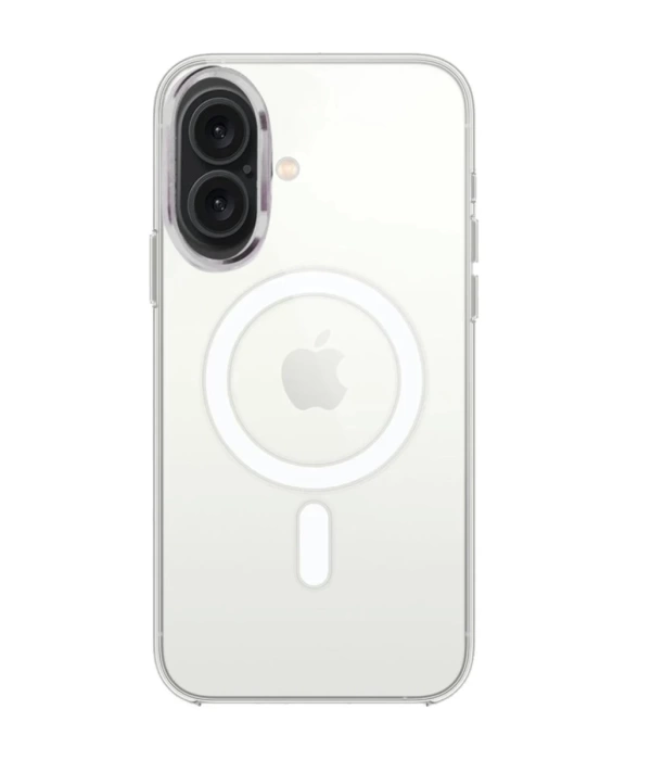 Newface iPhone 16 Plus Kılıf Pc Real Magsafe Kapak - Şeffaf