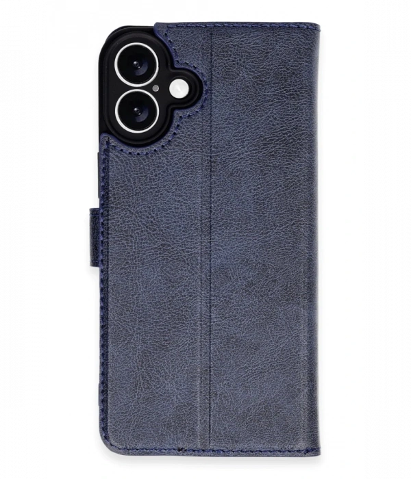 Newface iPhone 16 Plus Kılıf Trend S Plus Kapaklı Kılıf - Lacivert
