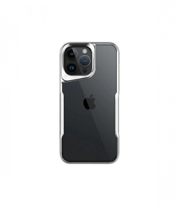 Newface iPhone 16 Pro Kılıf Boyi Silikon Kapak - Gümüş