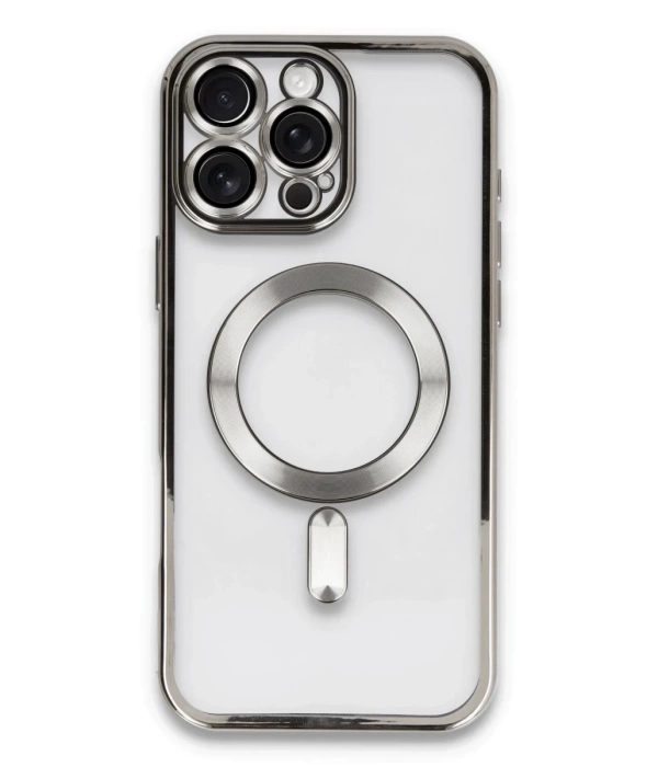 Newface iPhone 16 Pro Kılıf Kross Magneticsafe Kapak - Titan Gri
