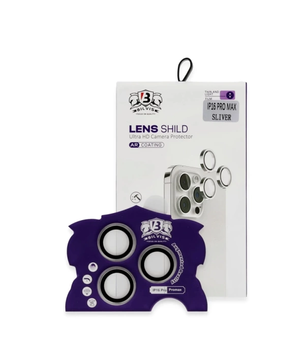 Newface iPhone 16 Pro Max Bilvis Titan Kamera Lens - Titan Gri