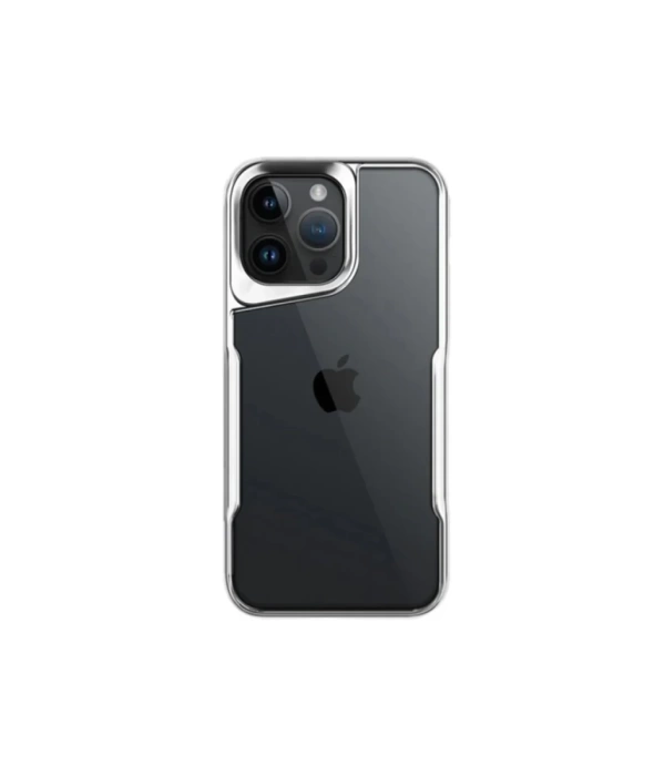 Newface iPhone 16 Pro Max Kılıf Boyi Silikon Kapak - Gümüş