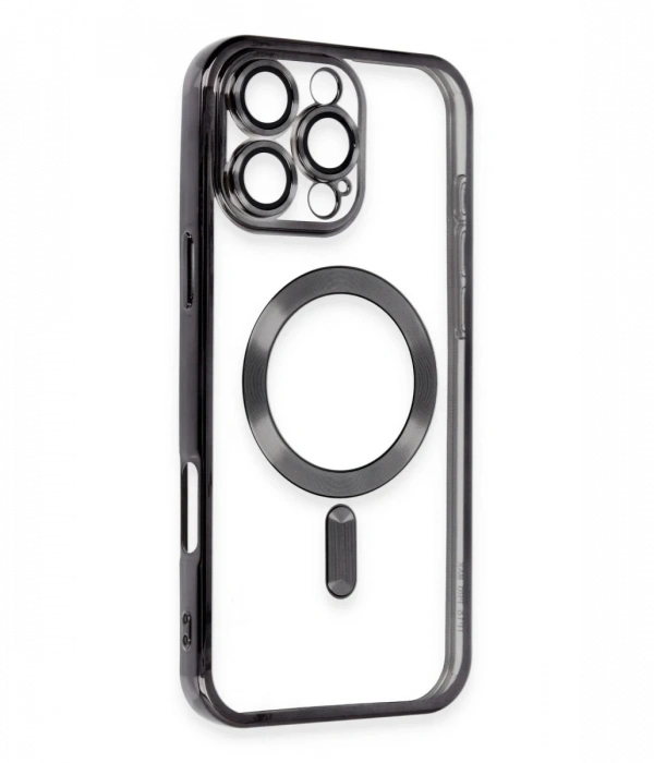 Newface iPhone 16 Pro Max Kılıf Kross Magneticsafe Kapak - Siyah