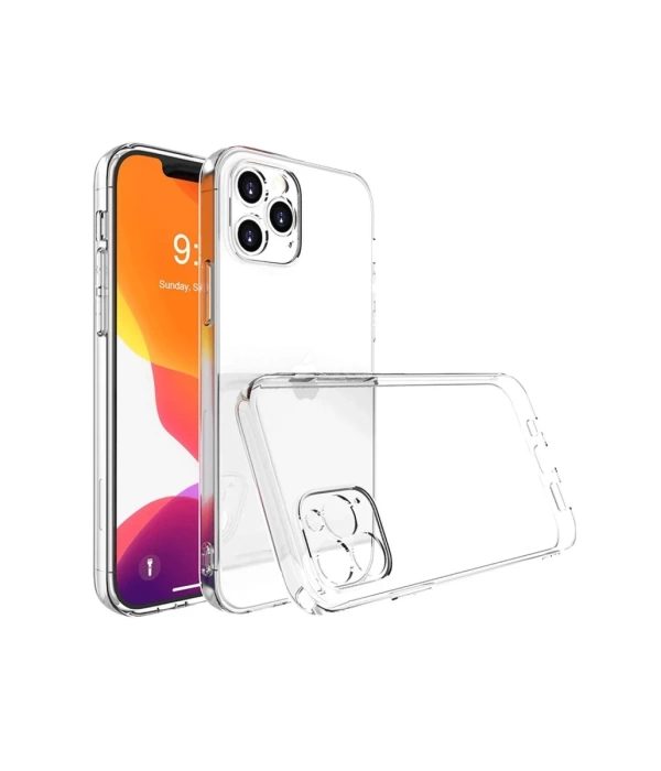 Newface iPhone 16 Pro Max Kılıf Lüx Şeffaf Silikon
