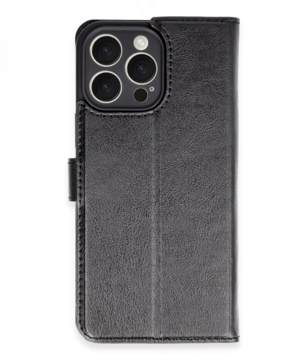 Newface iPhone 16 Pro Max Kılıf Trend S Plus Kapaklı Kılıf - Siyah
