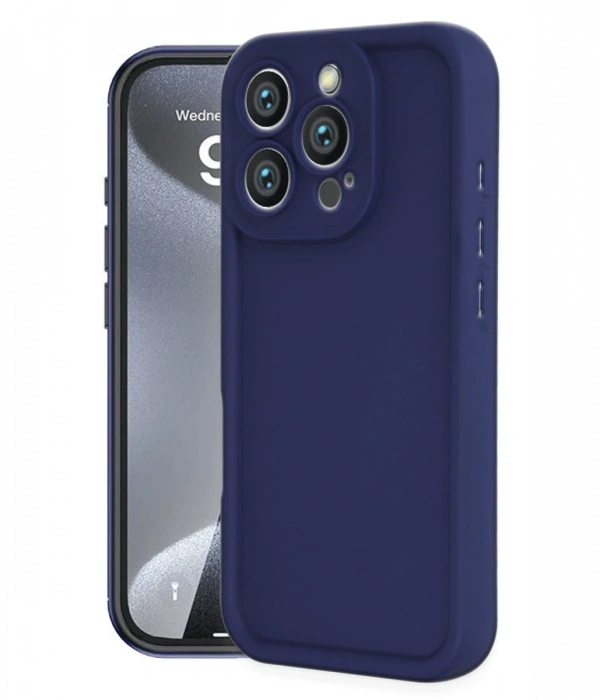 Newface iPhone 16 Pro Max Kılıf Viera Silikon - Lacivert