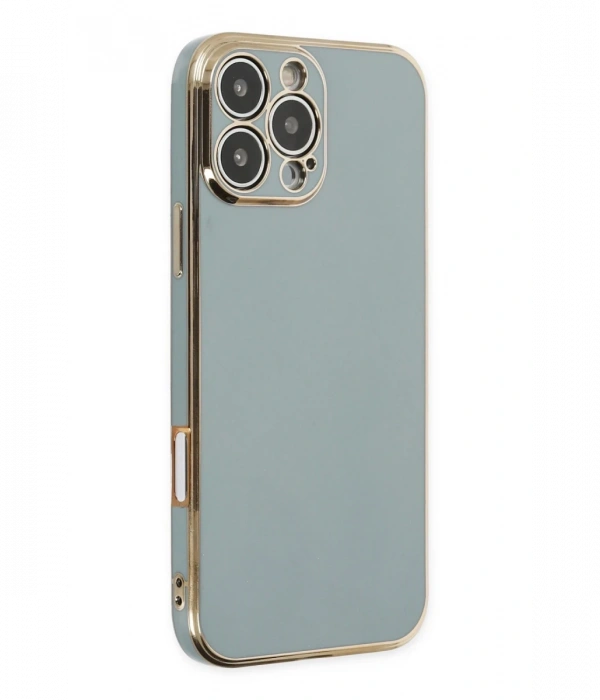 Newface iPhone 16 Pro Max Kılıf Volet Silikon - Açık Yeşil