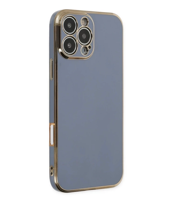 Newface iPhone 16 Pro Max Kılıf Volet Silikon - Mavi